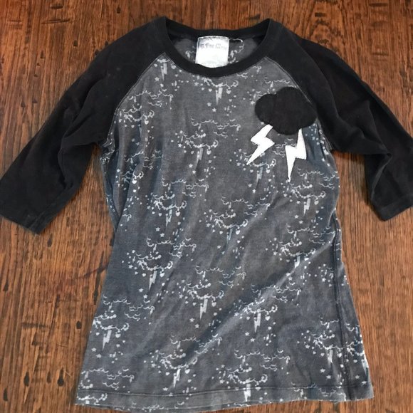 A Fine Mess Tops - A Fine Mess Thunder Cloud Shirt